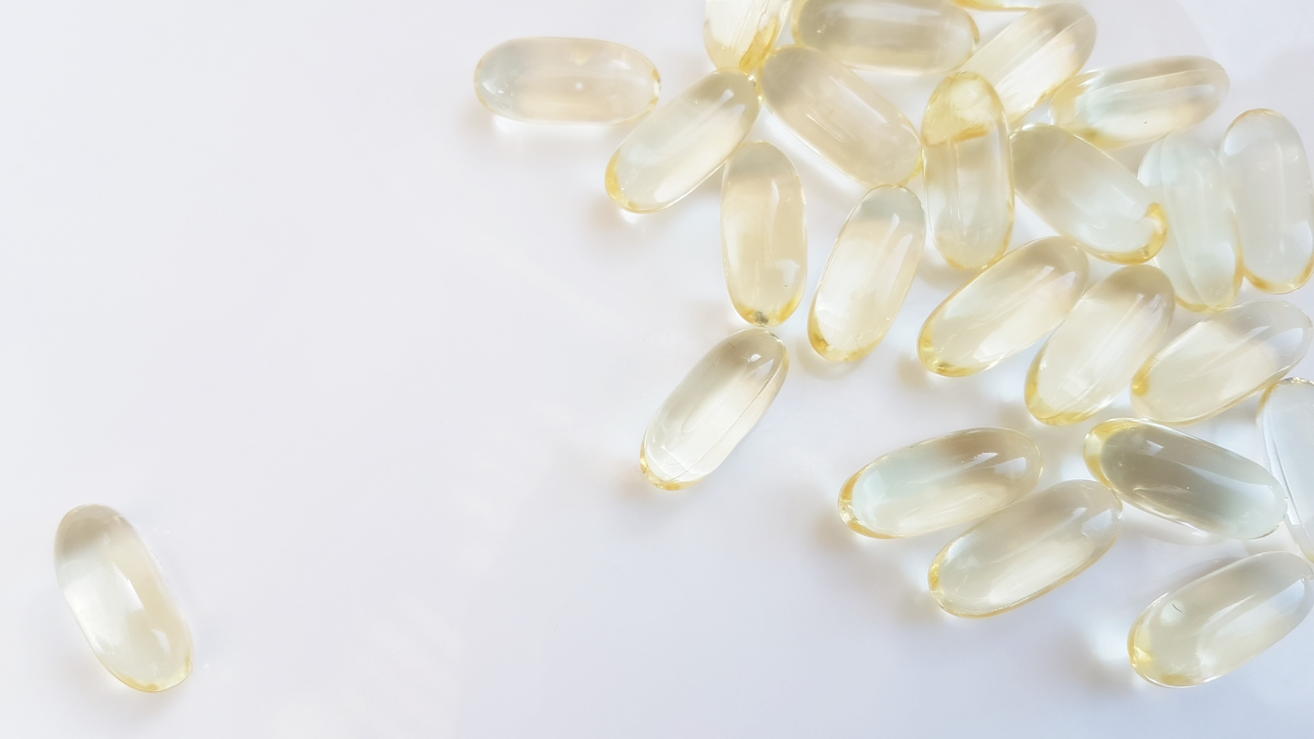 Fish oil capsules