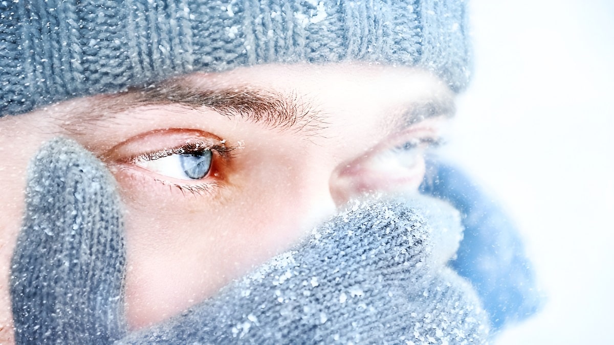 Dry eyes in winter